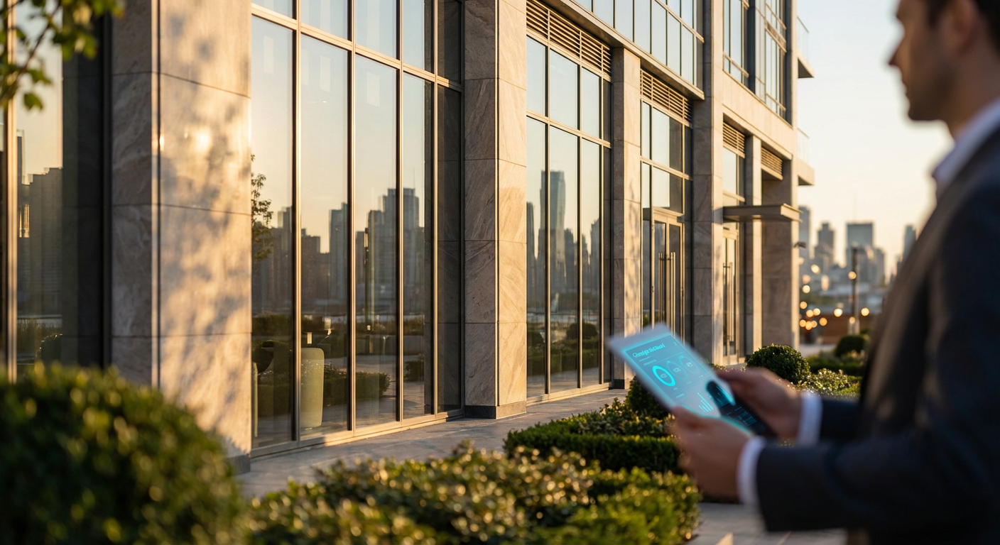 Фасад элитного жилого комплекса премиум-класса в Москве — пример объекта для продвижения в Яндекс